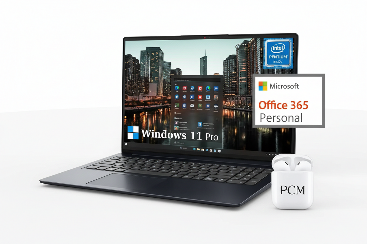 Lenovo 15 Inch Laptop Ideapad 1 Computer PC FHD 15.6 Laptop College Students Business Intel Notebook Laptop Microsoft Office 365 1Y 20GB RAM 1TB SSD Windows 11 Pro Numeric Keyboard Webcam HDMI